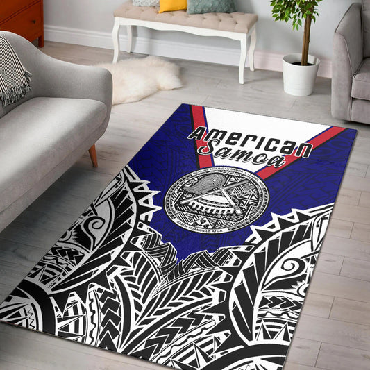 American Samoa Area Rug Bald Eagle Mix Polynesian