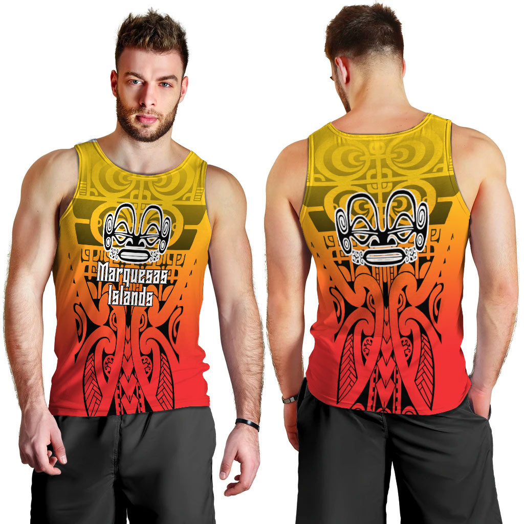Marquesas Islands Marquesan Tattoo Men Tank Top
