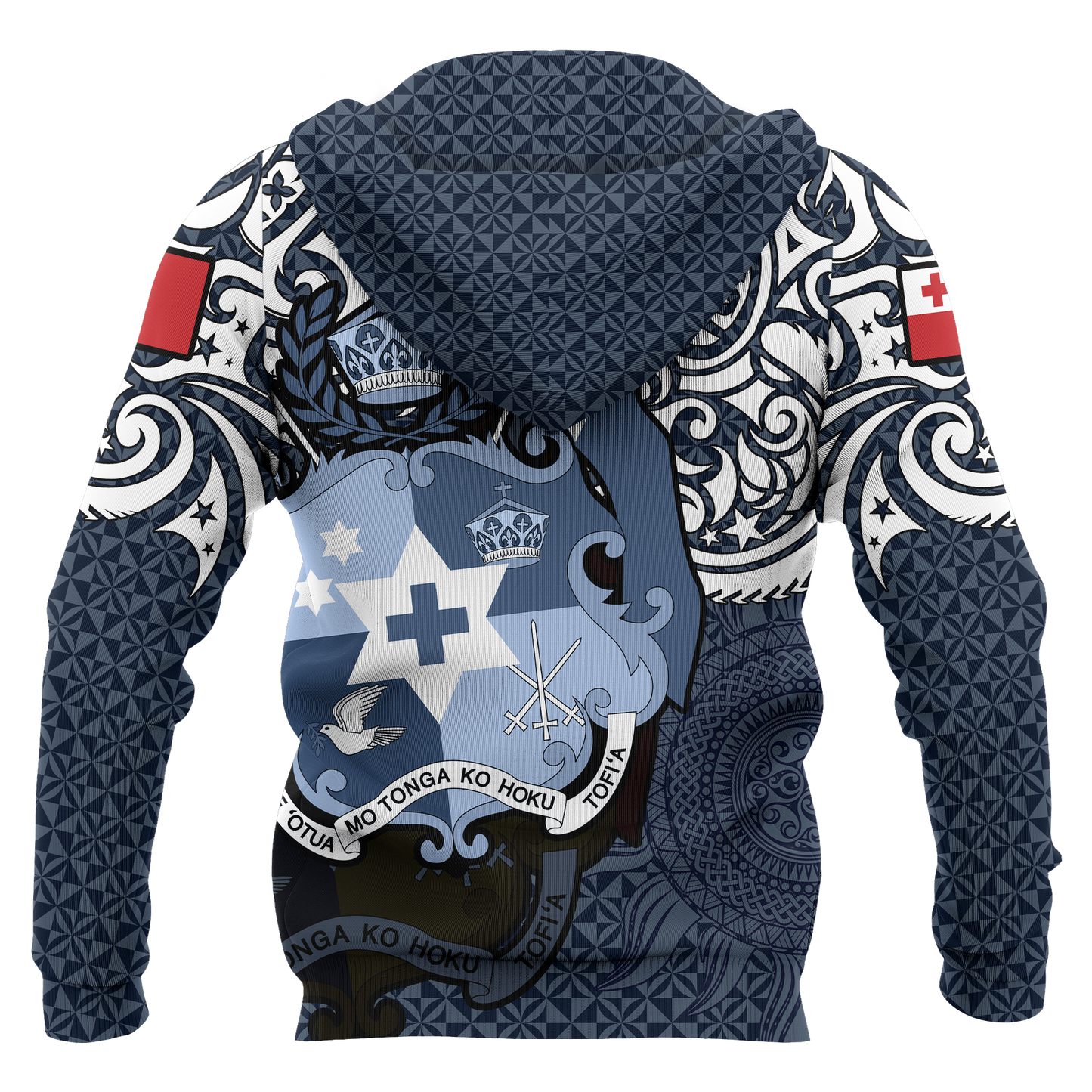 Tonga Polynesian Hoodie Tongan Pride (Blue)