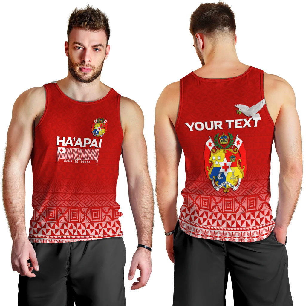 Custom Personalised Tonga Haapai Men Tank Top Tongan Pattern