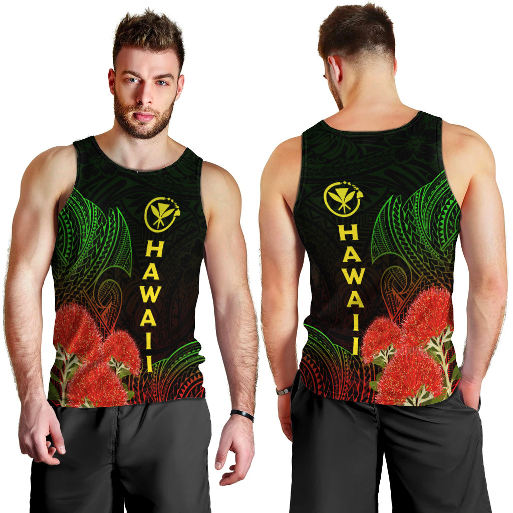 Hawaii Polynesian Men's Tank Top Ohia Lehua
