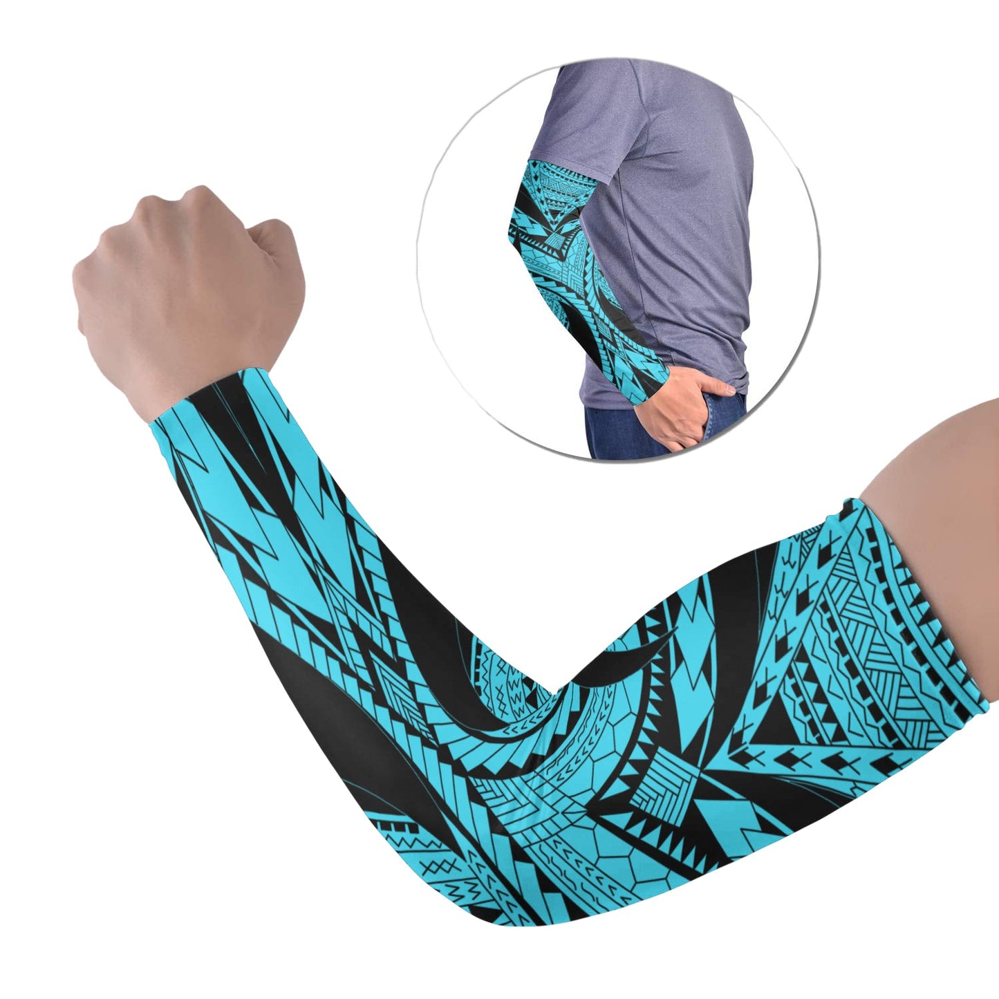 Polynesian Samoa Tribal Tattoo Arm Sleeve 43 (Set of Two) No.4