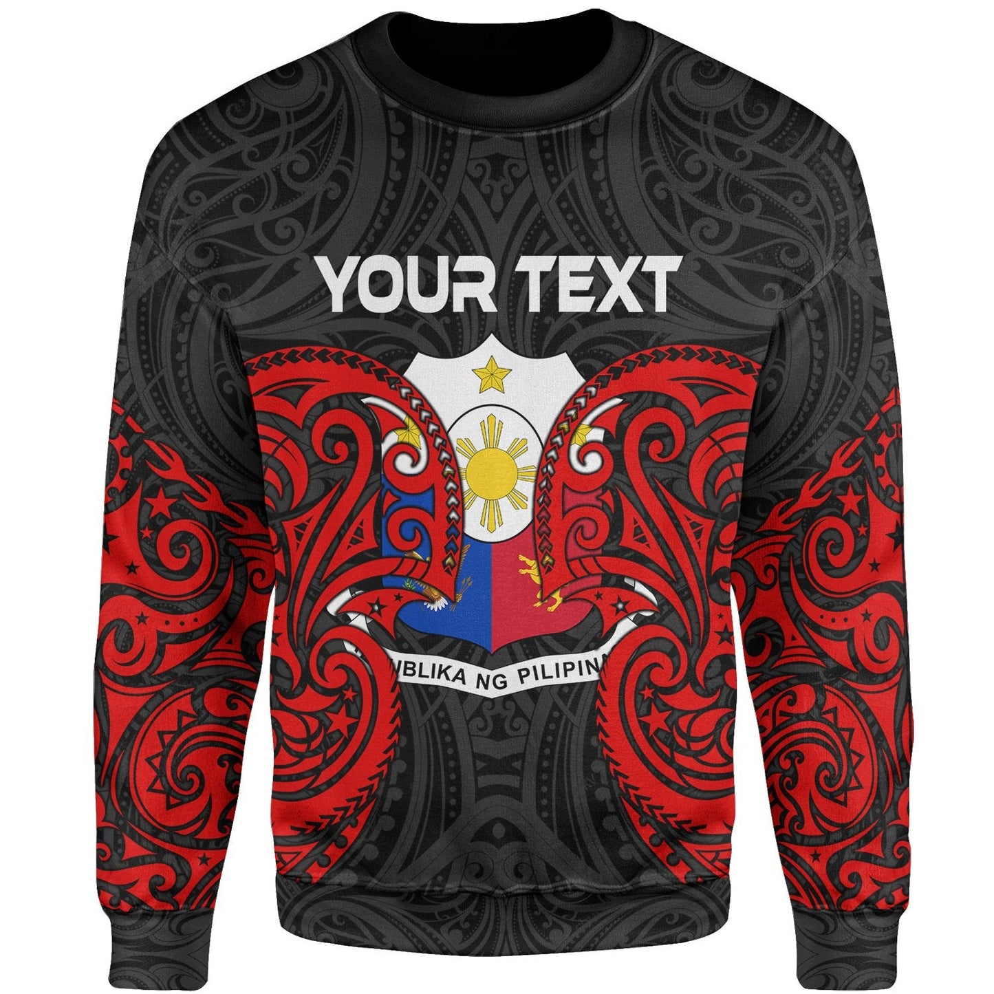 Philippines Polynesian Custom Personalised Sweater Spirit Style