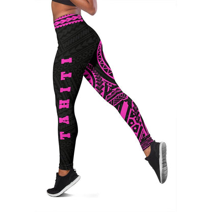 Tahiti Women's Leggings - Polynesian Pink Version