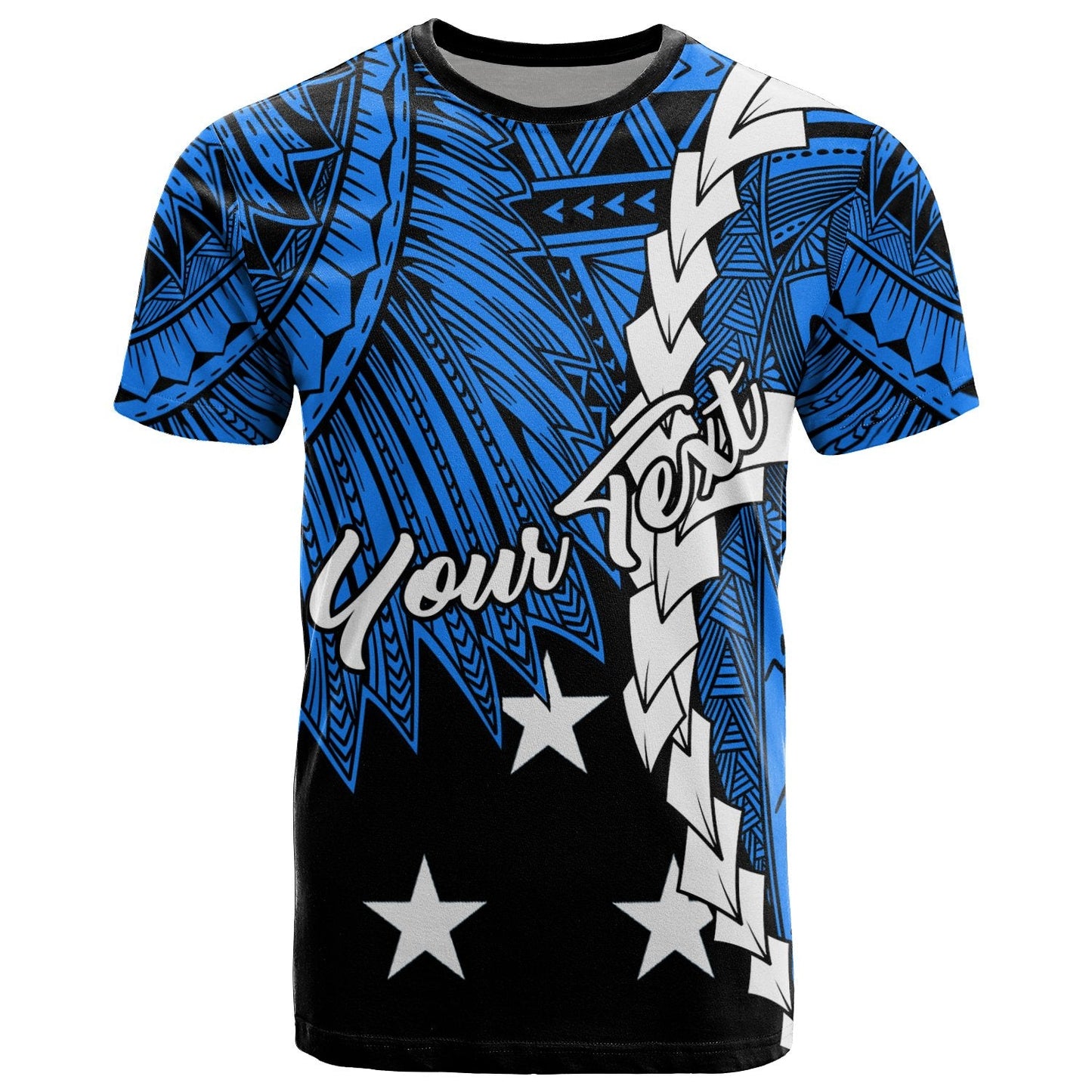 Pohnpei Nukuoro Micronesia Custom Personalised T Shirt Tribal Wave Tattoo