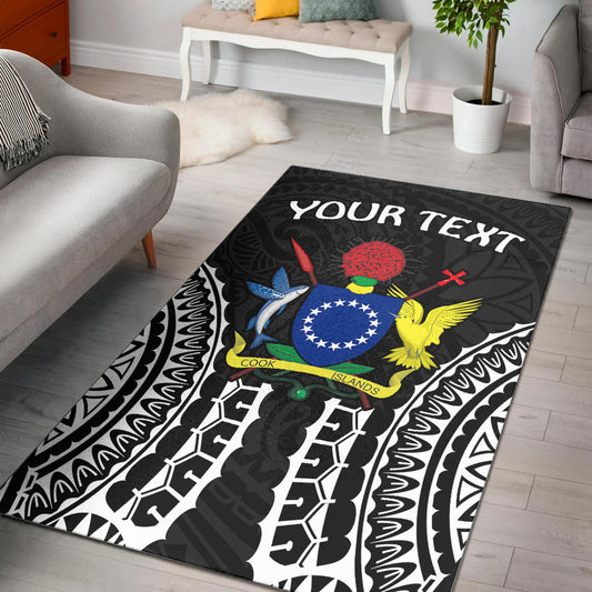 (Custom Personalised) Cook Islands Area Rug Polynesian Cultural The Best For You