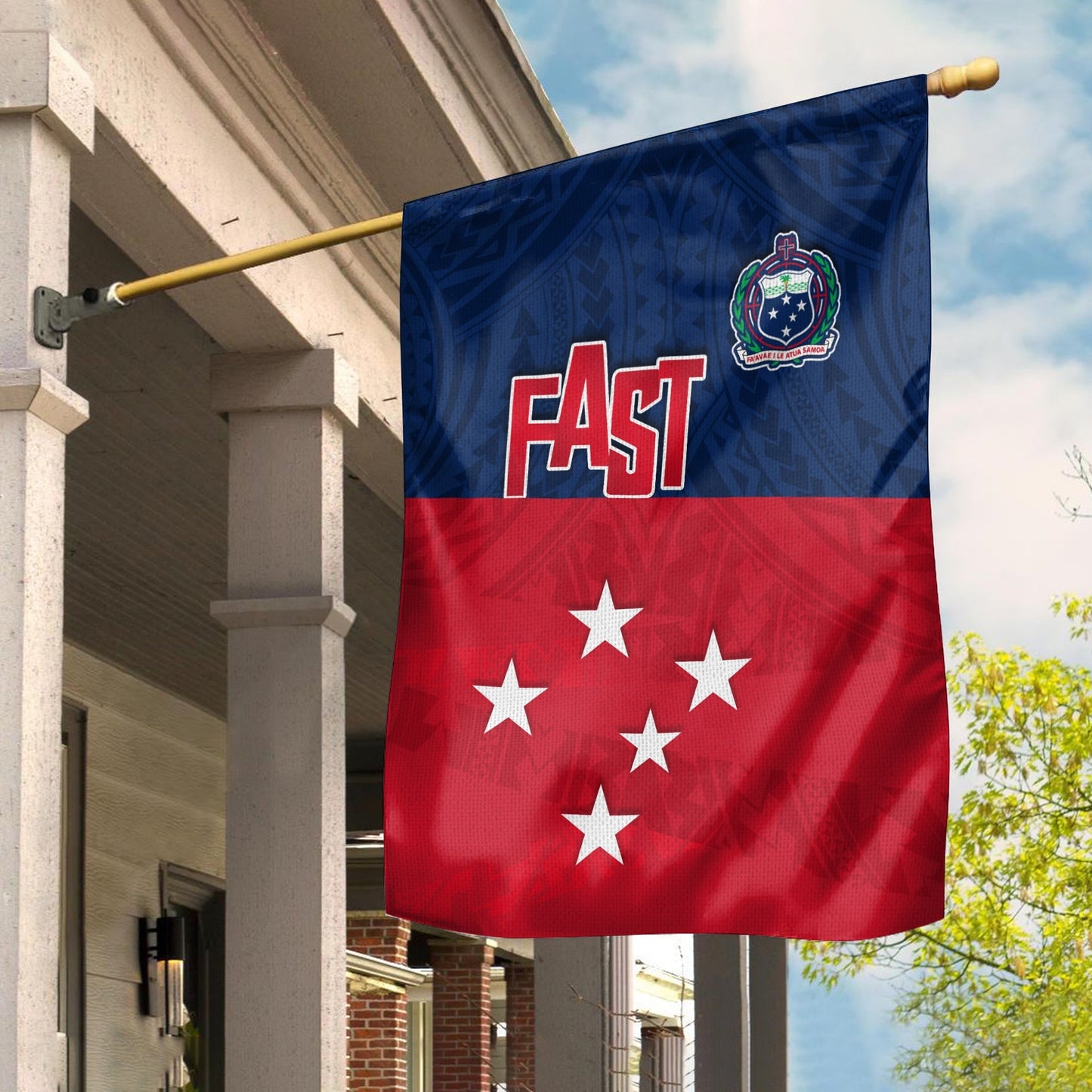 F.A.S.T Samoa Flag Polynesian Enthusiasm Ver.01