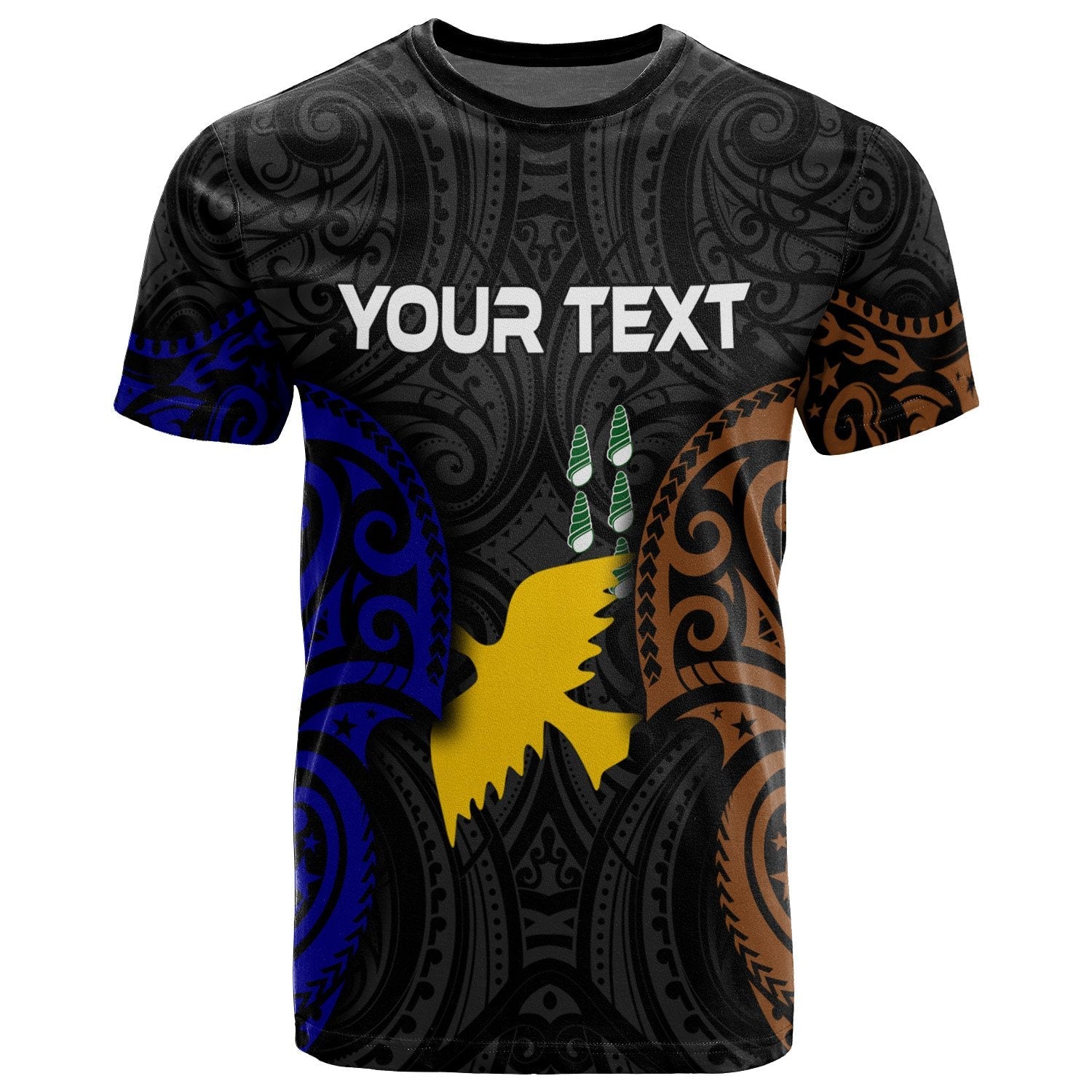Papua New Guinea Manus Province Polynesian Custom Personalised T - Shirt - Spirit Version