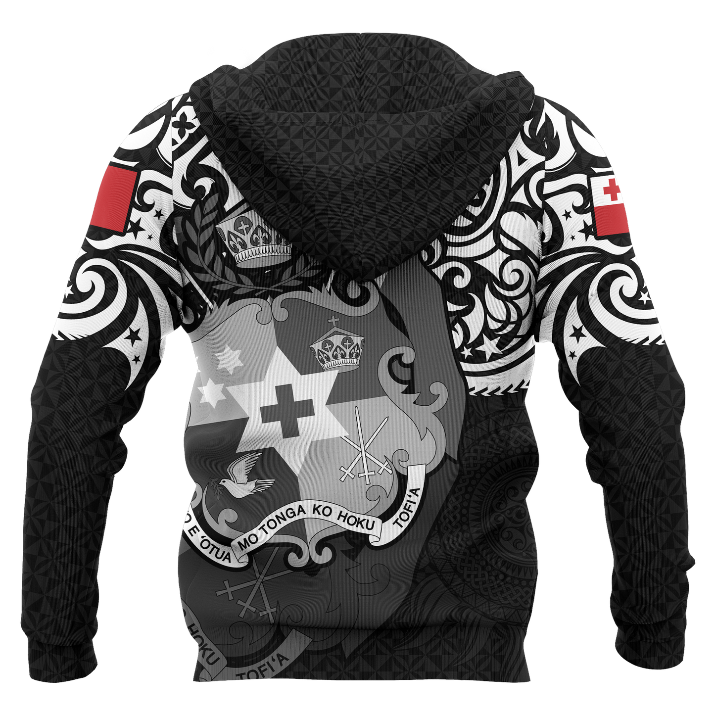 Tonga Polynesian Hoodie Tongan Pride (White)