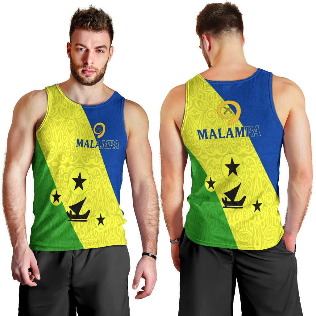 Vanuatu Malampa Province Men Tank Top Flag Style