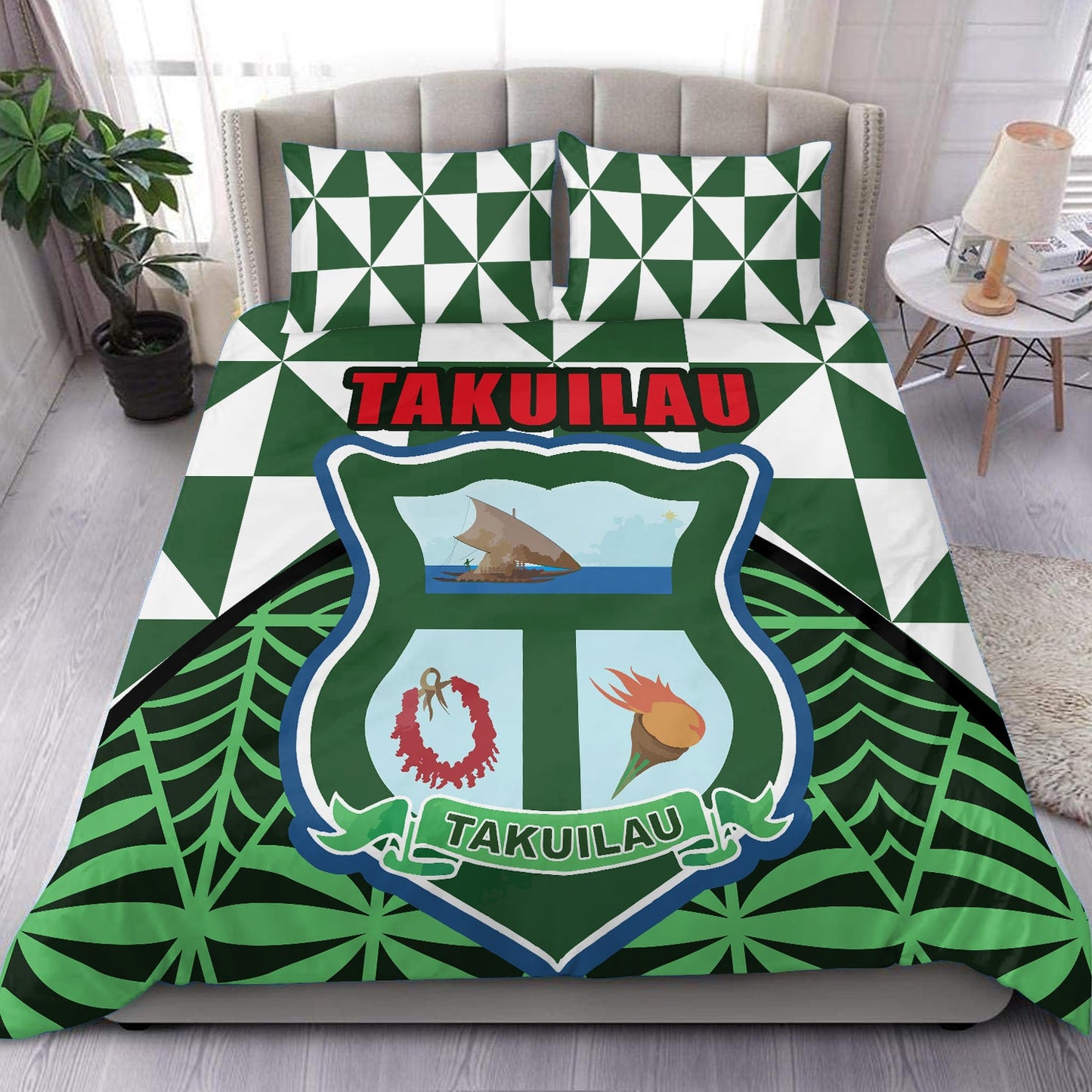 Takuilau College Bedding Set Tongan Patterns