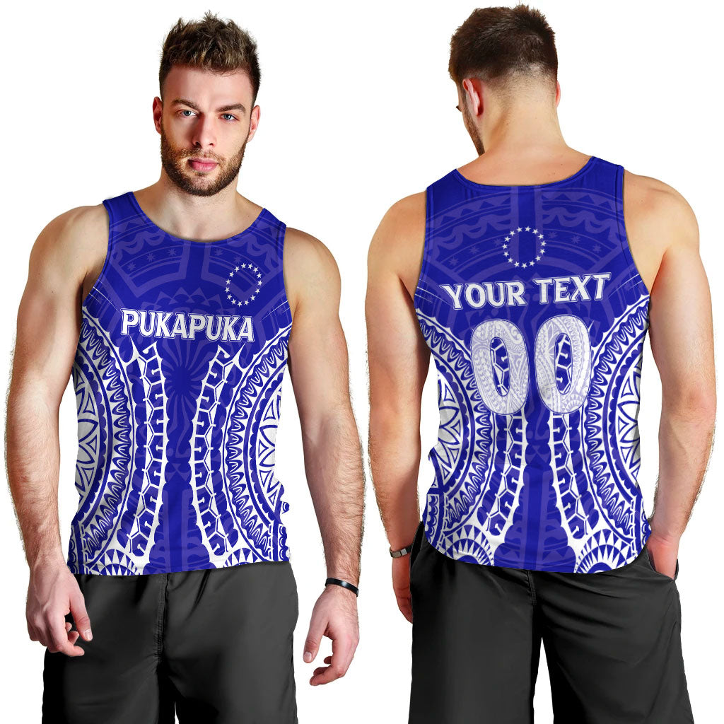 Custom Personalised Cook Islands Pukapuka Men Tank Top Tribal Pattern