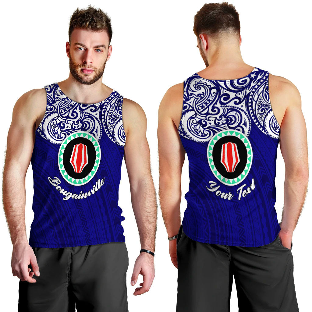Custom Personalised Papua New Guinea Bougainville Pride Men Tank Top