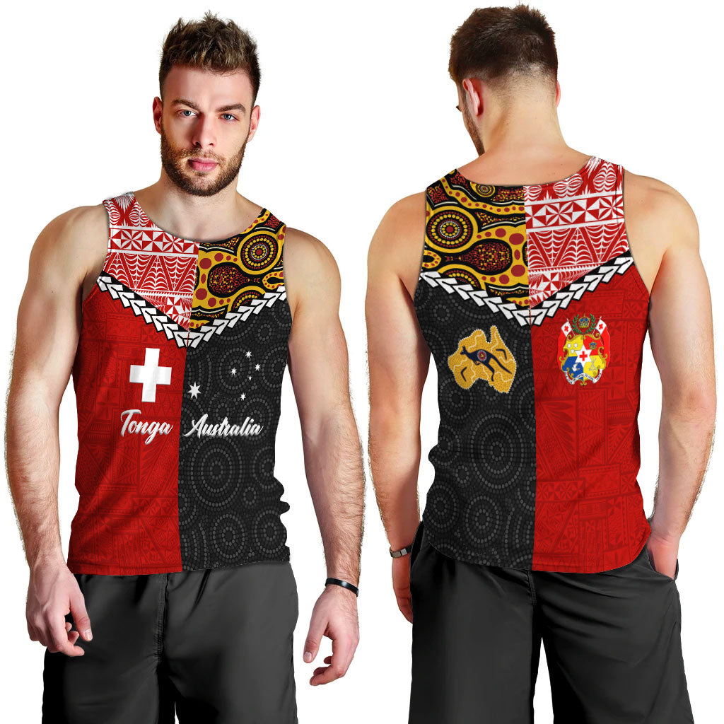 Tonga Combine Australia Aboriginal Heritage Men Tank Top