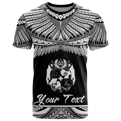 Tonga Polynesian Custom Personalised T - Shirt - Tonga Pride White Version