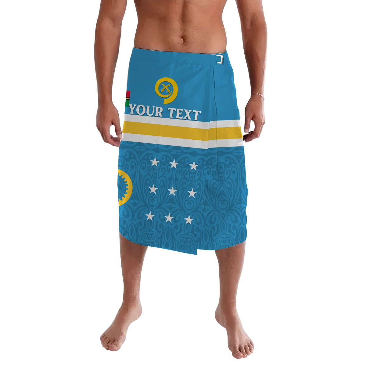 (Custom Personalised) Vanuatu Sanma Province Lavalava - Flag Style