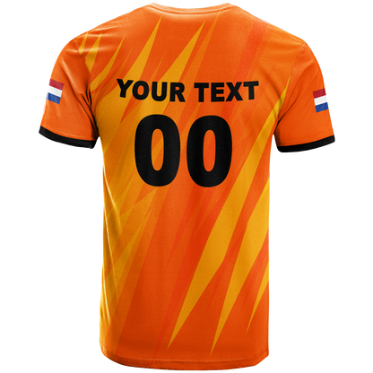 Custom Netherlands Football 2022 Champions Pride T Shirt LT12