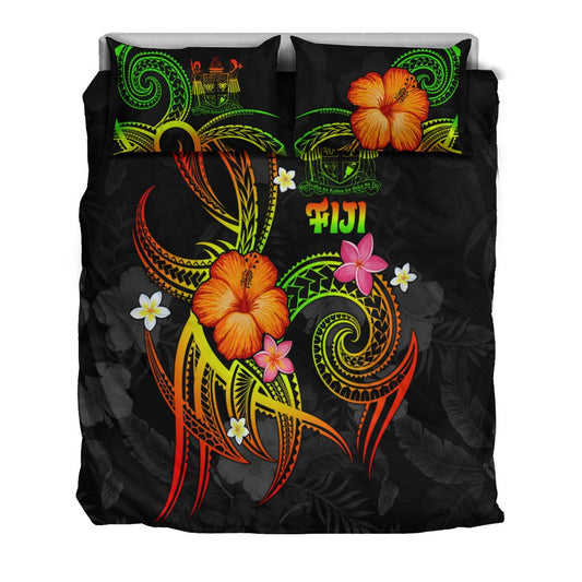 Fiji Polynesian Bedding Set Legend of Fiji (Reggae)
