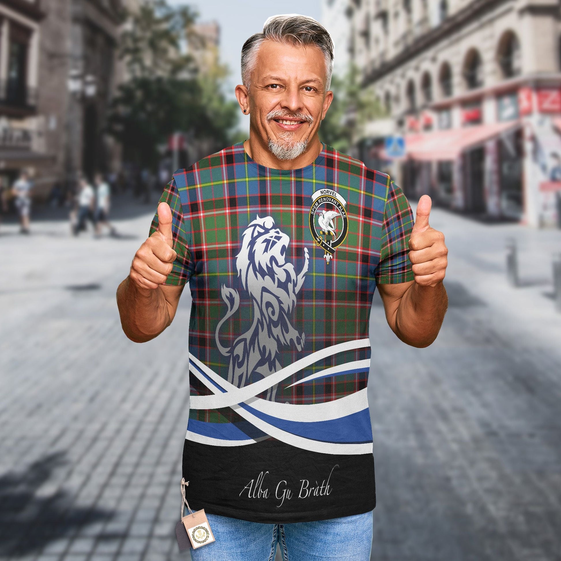 Printivon Norvel Clan Crest Alba Gu Brath T Shirt Scotland Gift