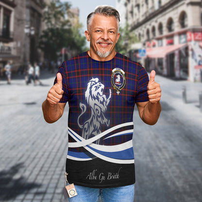 Printivon Home (or Hume) Clan Crest Alba Gu Brath T Shirt Scotland Gift