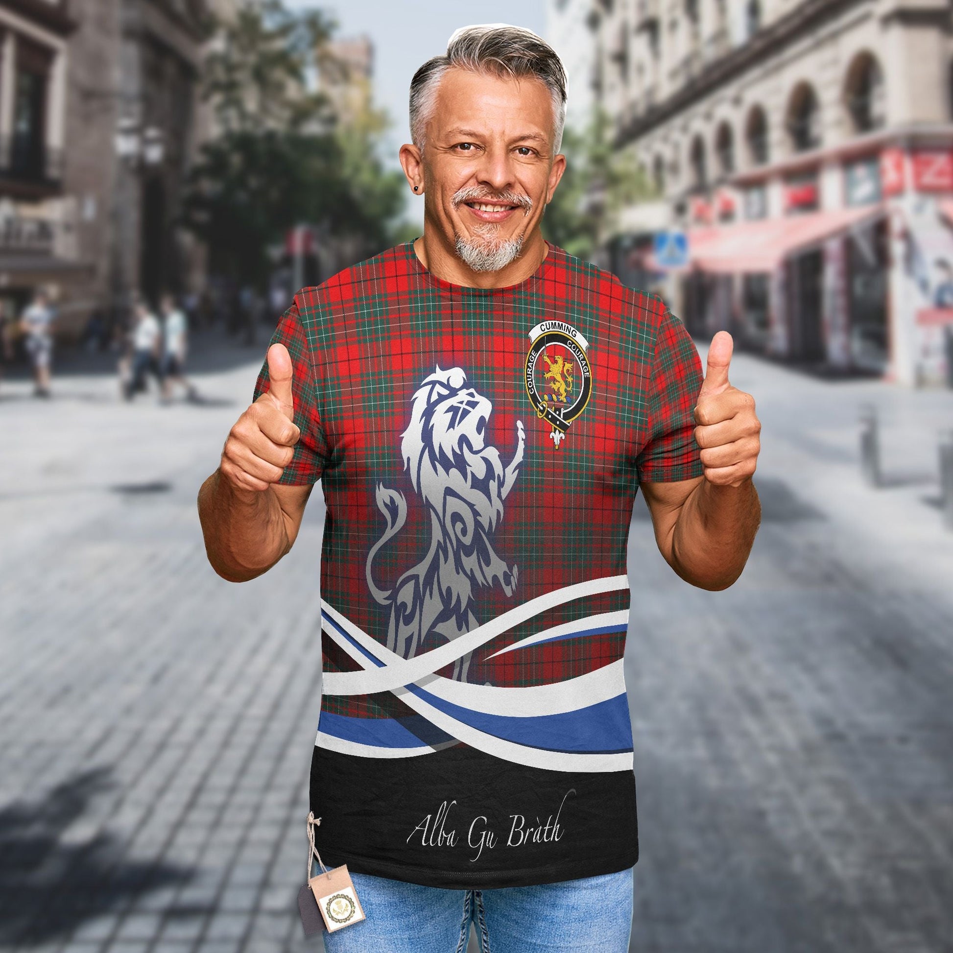 Printivon Cumming Clan Crest Alba Gu Brath T Shirt Scotland Gift