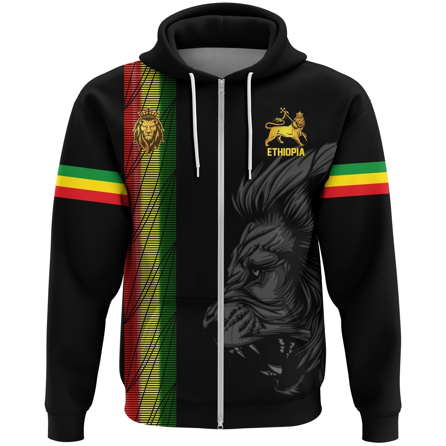 Ethiopia United Zip Hoodie
