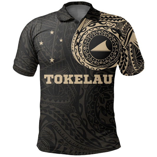 Tokelau Polo Shirt - Tokelau Flag Polynesian Tattoo - A7