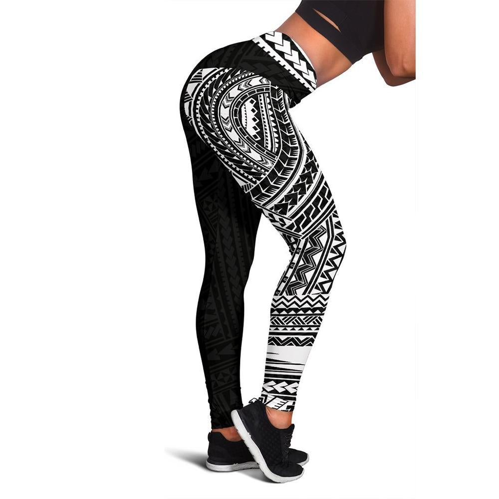 Polynesian Rising 2nd Leggings White A6