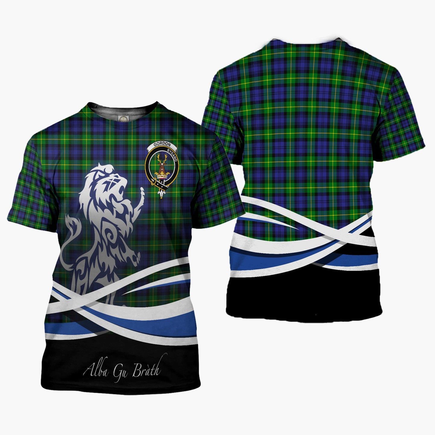 Printivon Gordon Clan Crest Alba Gu Brath T Shirt Scotland Gift