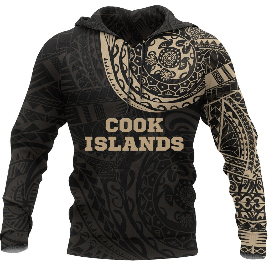 Cook Islands Hoodie Cook Islands Polynesian Tattoo Style A7