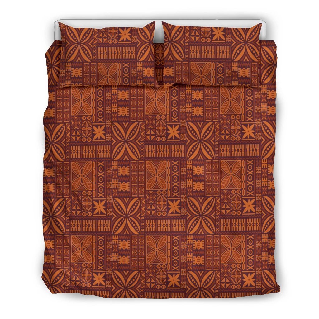 Hawaiian Traditional Aboriginal Pattern Polynesian Bedding Set
