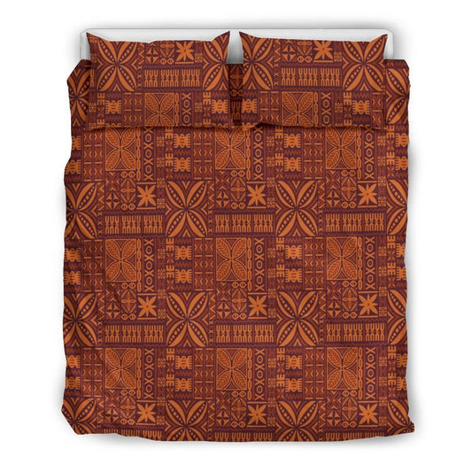 Hawaiian Traditional Aboriginal Pattern Polynesian Bedding Set