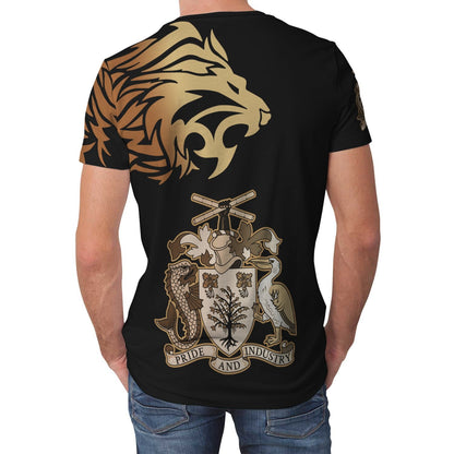 Barbados T Shirts Lion Style