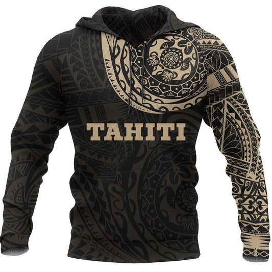 Tahiti Hoodie Tahiti Polynesian Tattoo Style Version 2.0 A7