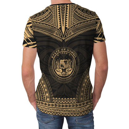 Hawaii Unisex T-Shirt - Hawaii Polynesian Chief Gold Version