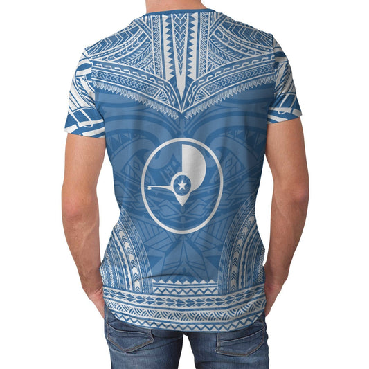 Yap Unisex T-Shirt - Yap Polynesian Chief Blue Version