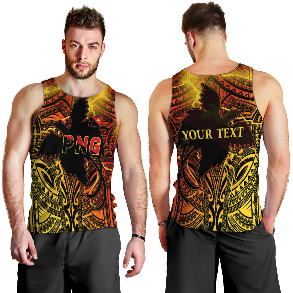 Custom Personalised Papua New Guinea Men Tank Top Stalwart Polynesian Special