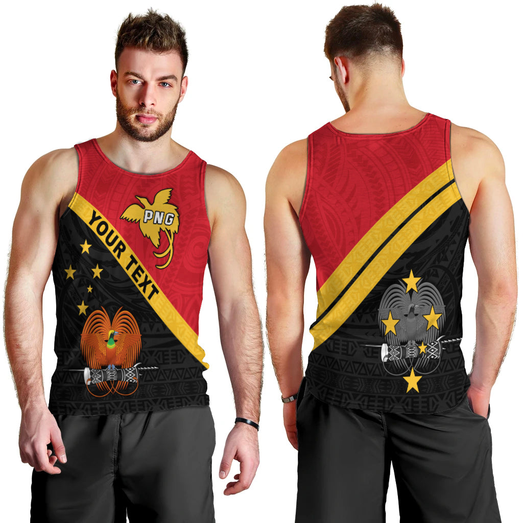 Custom Personalised Papua New Guinea Rugby Men Tank Top The Kumuls PNG