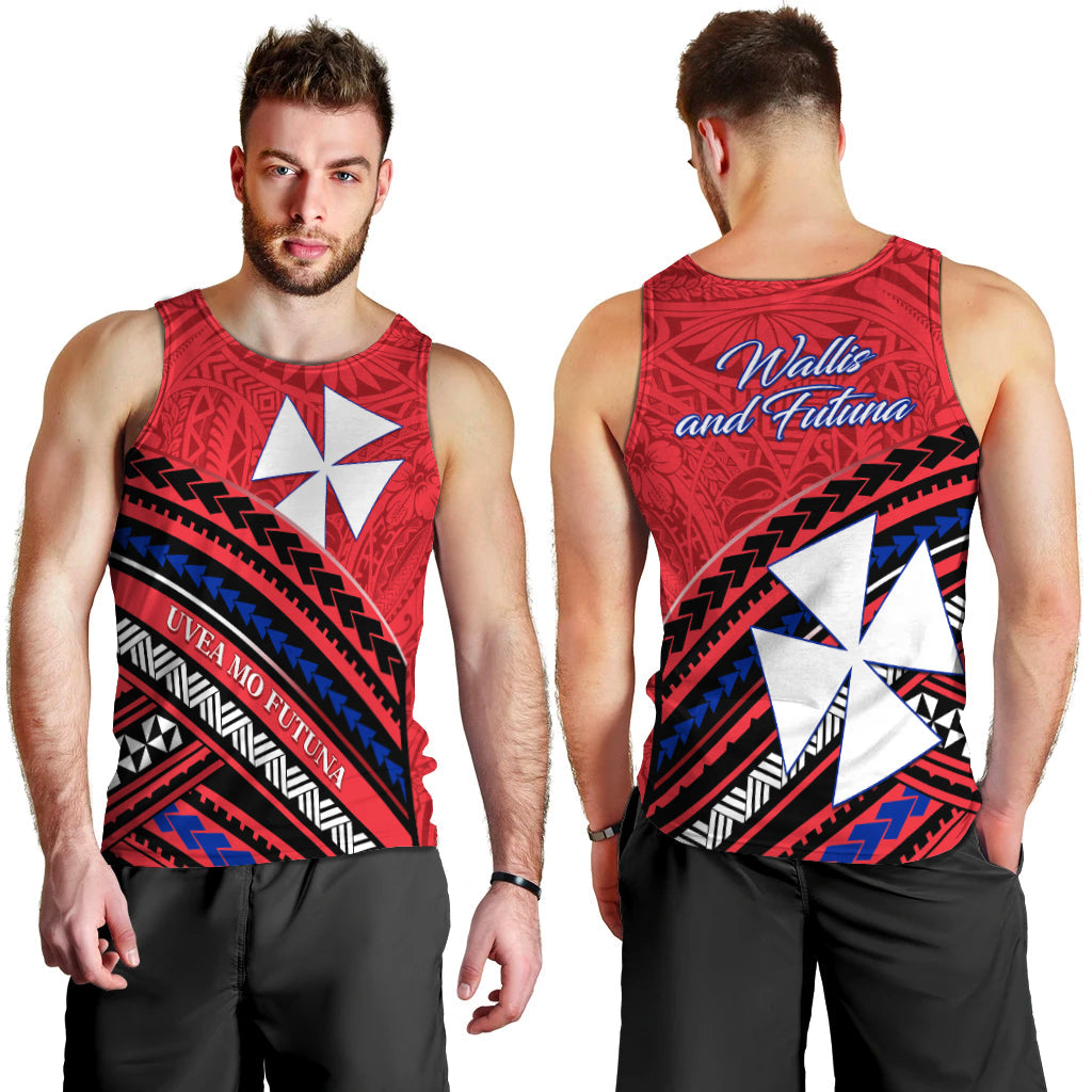 Wallis and Futuna Men Tank Top Creative Polynesian