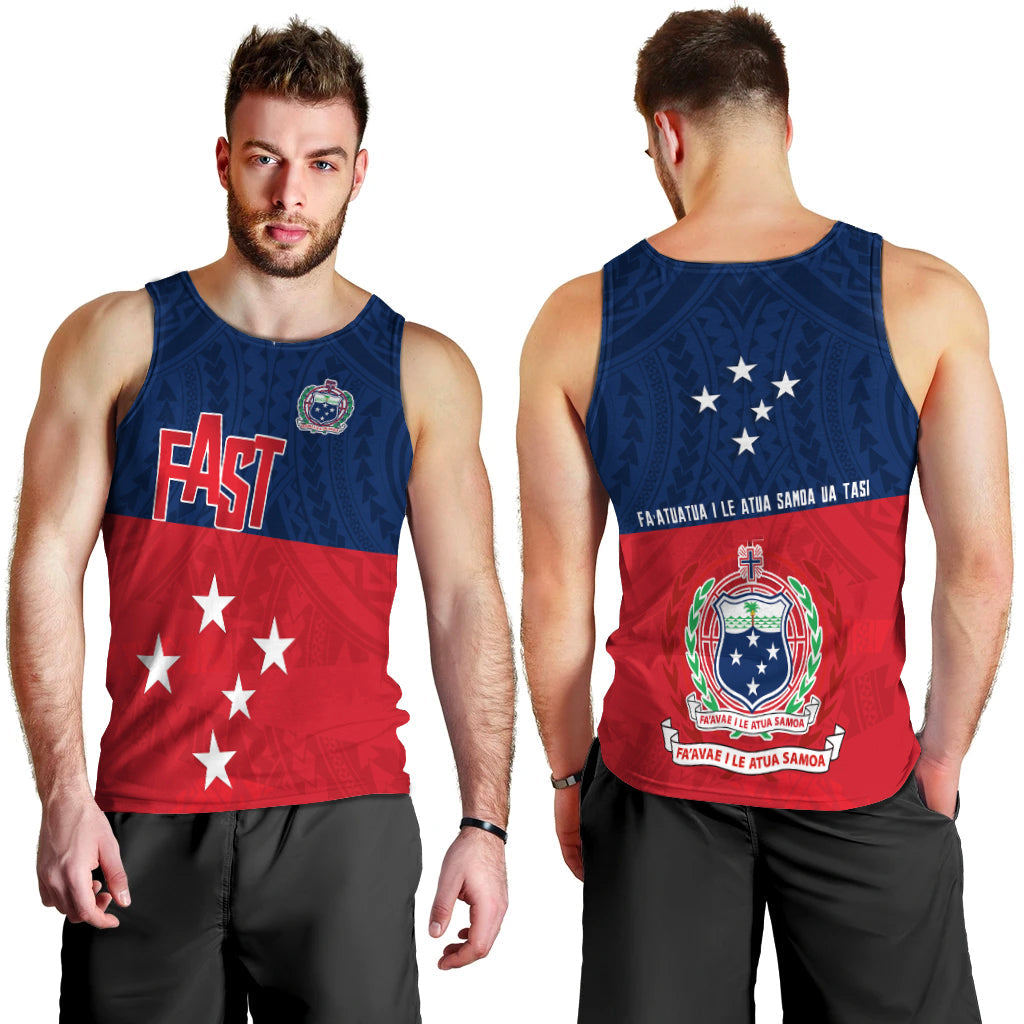 F.A.S.T Samoa Men Tank Top Polynesian Enthusiasm