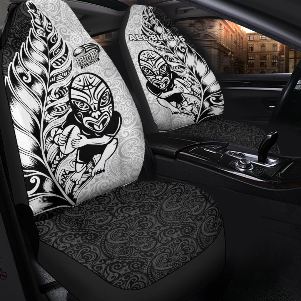 New Zealand Maori All Black Rugby Car Seat Covers