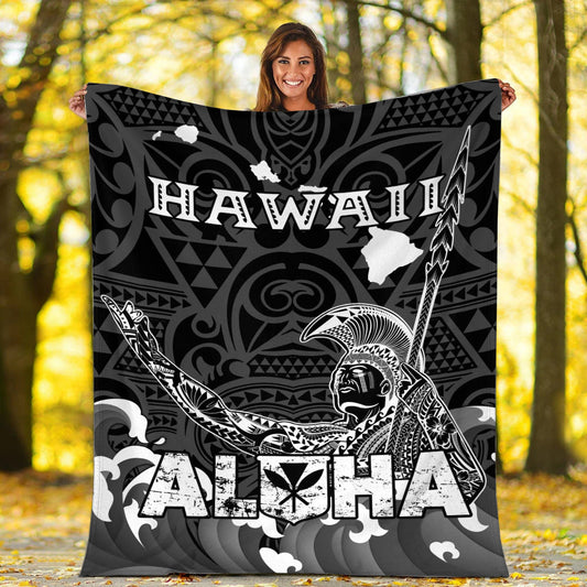 Hawaii King Kamehameha Aloha Hawai'i Nei Blanket