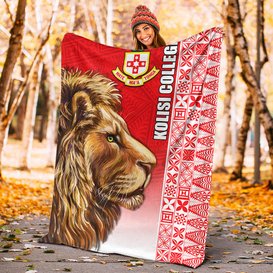 Kolisi Tonga College Atele Premium Blanket Home of the Lions