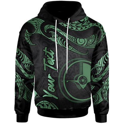 Yap Micronesia Hoodie Poly Tattoo Green Version