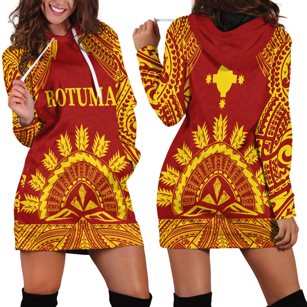 Rotuma Hoodie Dress Noaʻtau Tapa Patterns