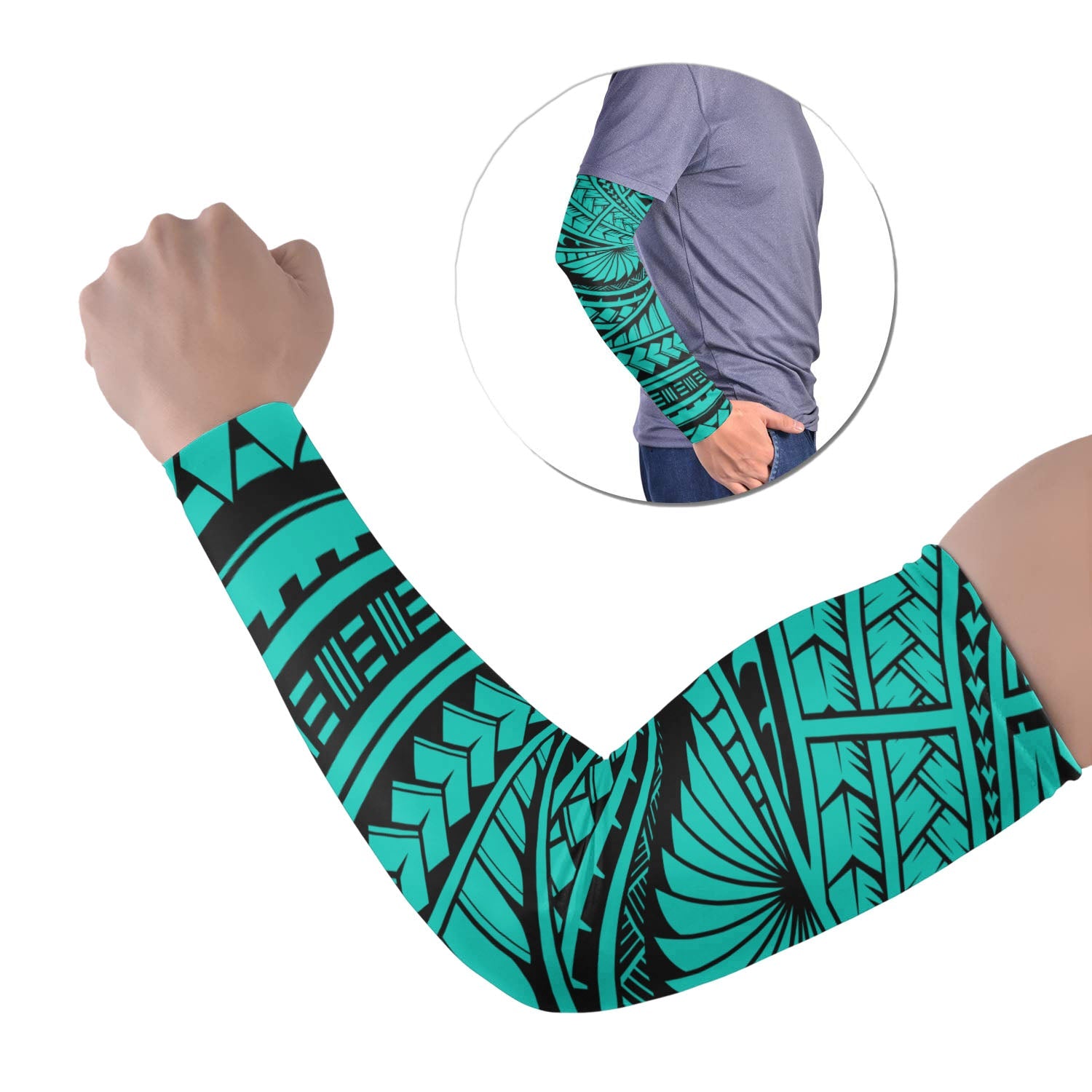 Polynesian Patterns Arm Sleeve 43 (Set of Two) No.4