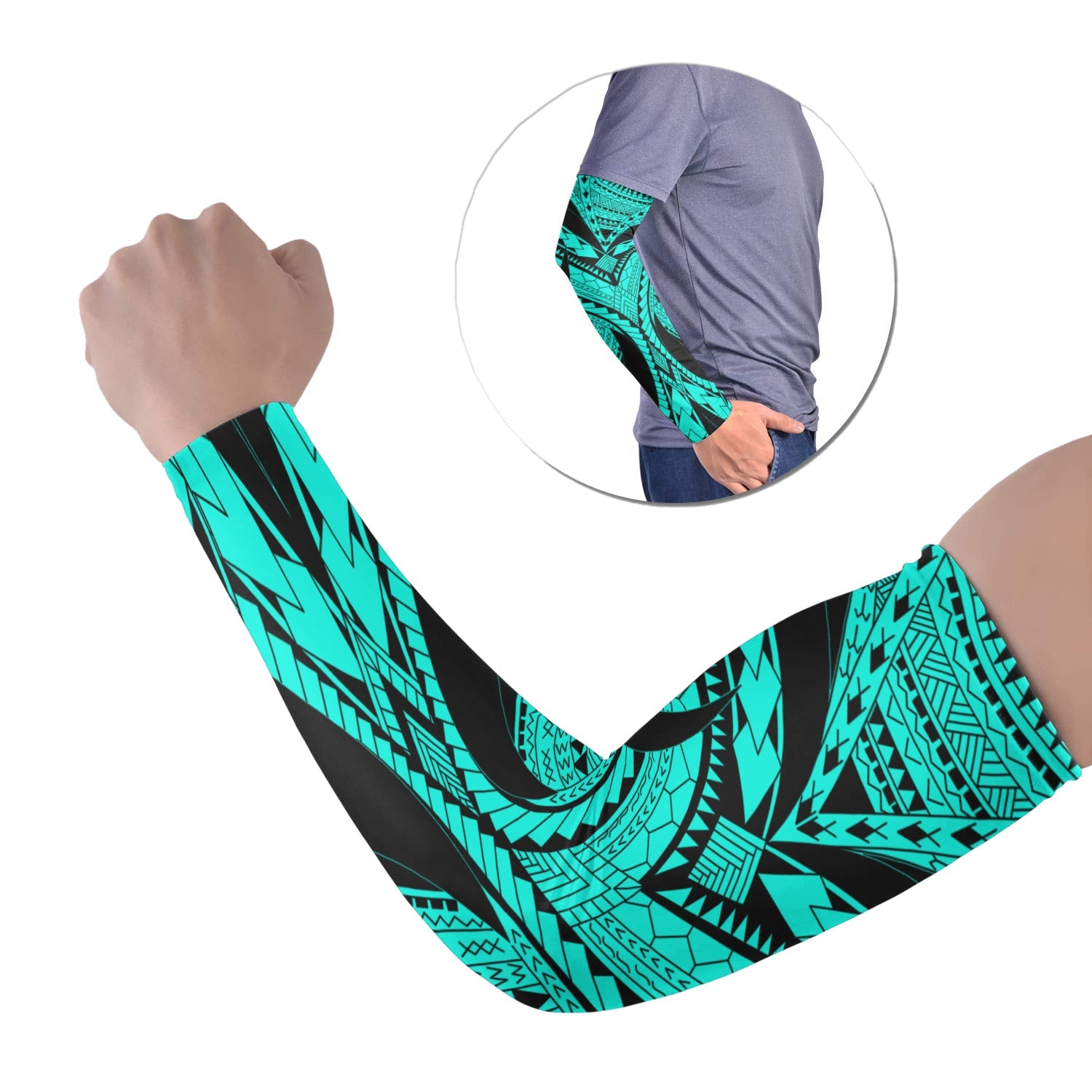 Polynesian Samoa Tribal Tattoo Arm Sleeve 43 (Set of Two) No.5