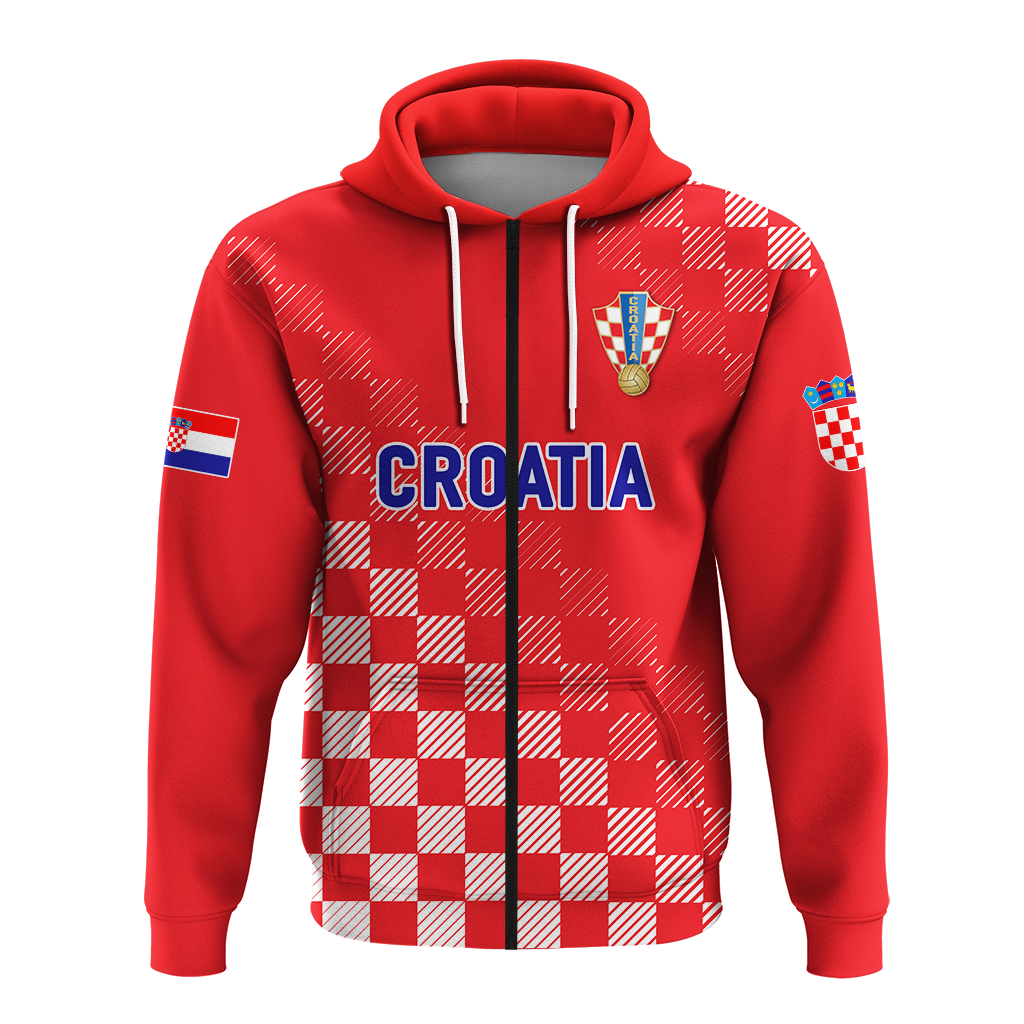 Croatia Hoodie Football 2022 Champions Pride Red