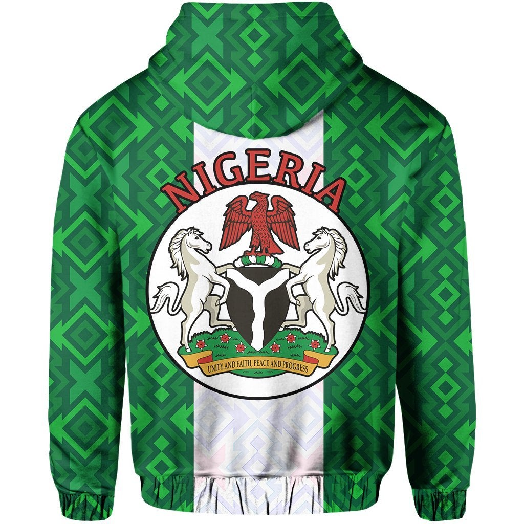 Nigeria African Patterns Hoodie 0