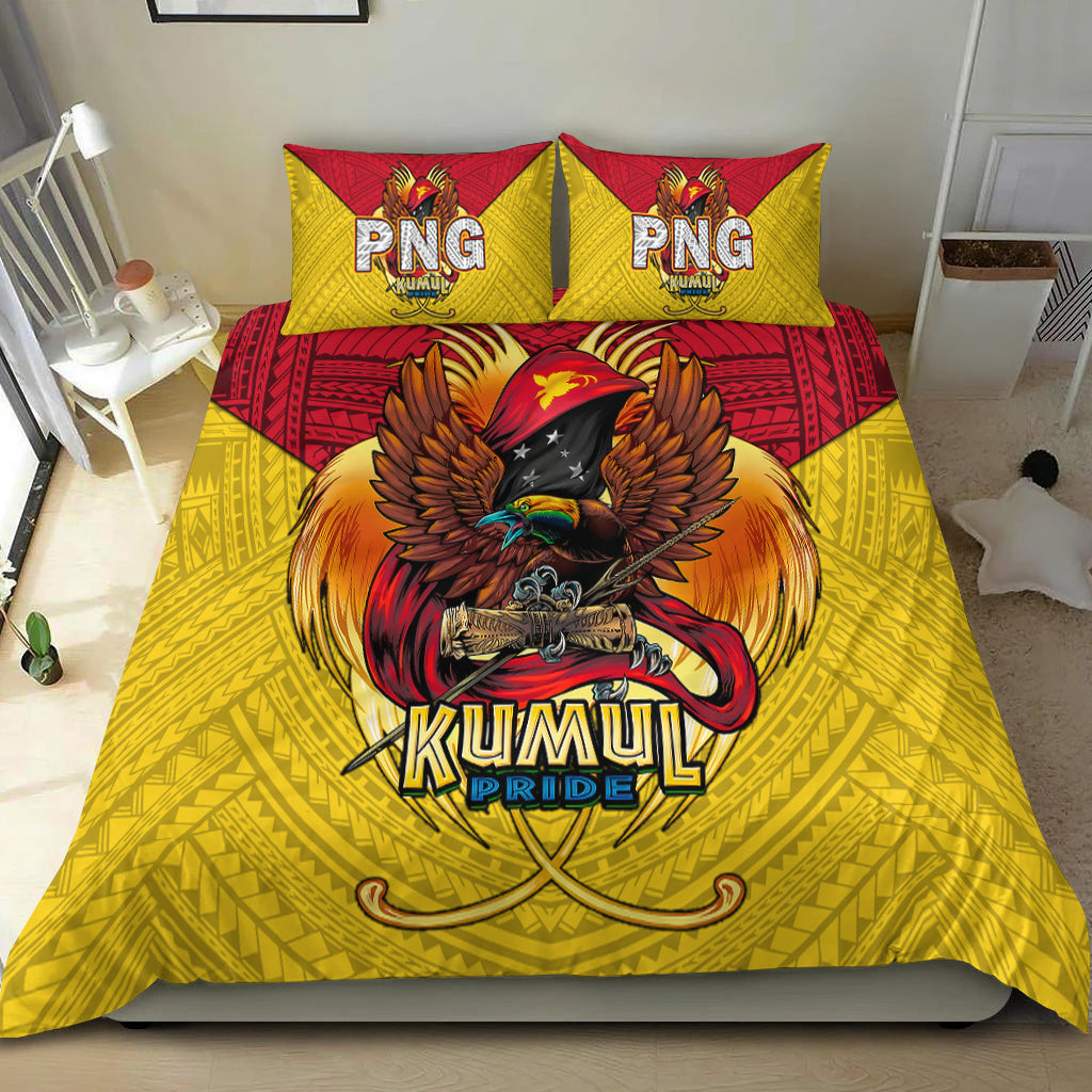 Papua New Guinea Rugby Kumul Pride Bedding Set